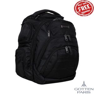 Pack-Of-All-Trades 17" Computer Business Backpack Black Wo